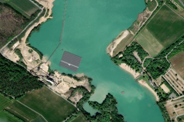 Satellitenbild der Umgebung von Rodgausee