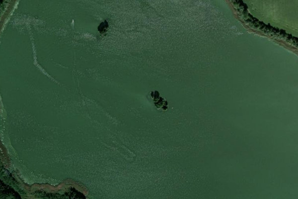 Satellitenbild der Umgebung von Trenntsee