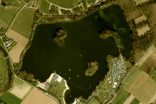 Satellitenbild der Umgebung von Effelder Waldsee