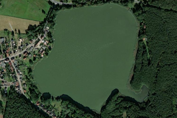 Satellitenbild der Umgebung von Dabeler See