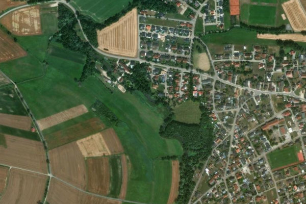 Satellitenbild der Umgebung von Ilm (Münchsmünster)