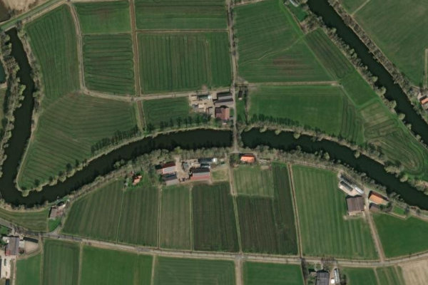 Satellitenbild der Umgebung von Altarm Terwisch (Detern)