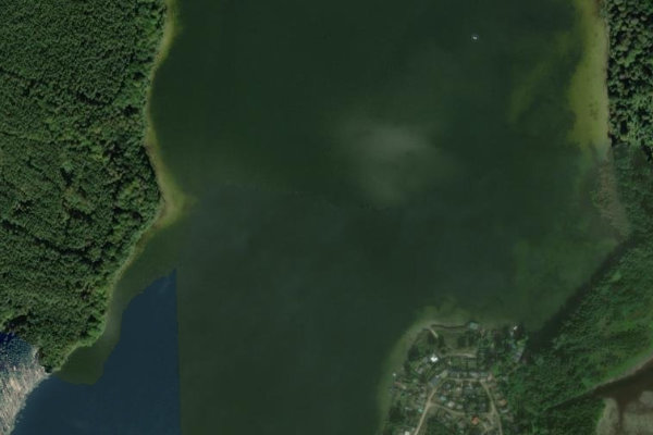 Satellitenbild der Umgebung von Nebelsee (Mirow)