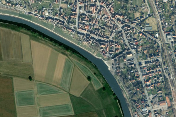 Satellitenbild der Umgebung von Weser (Bodenfelde)