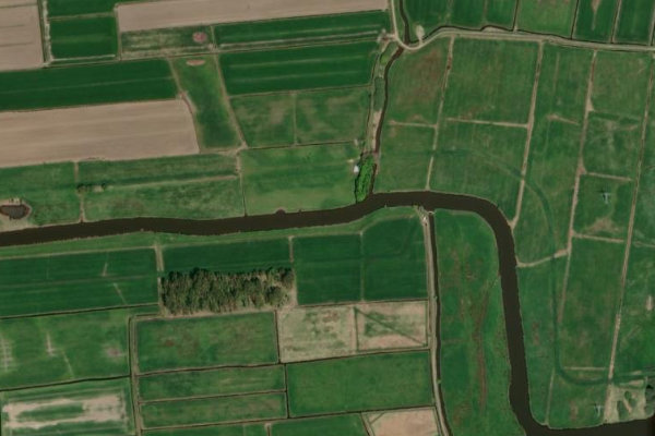 Satellitenbild der Umgebung von Drepte
