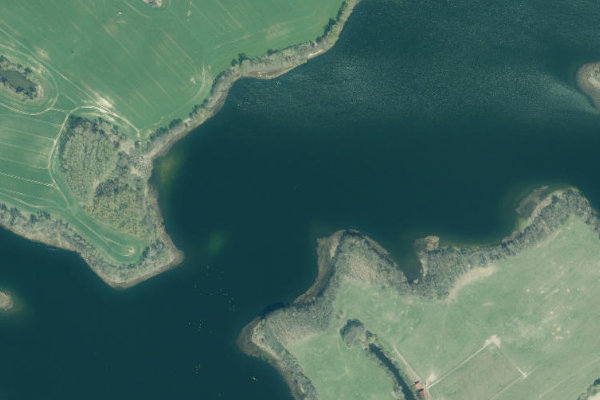 Satellitenbild der Umgebung von Kuhzer See