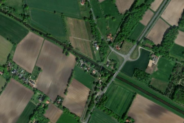 Satellitenbild der Umgebung von Essener Kanal