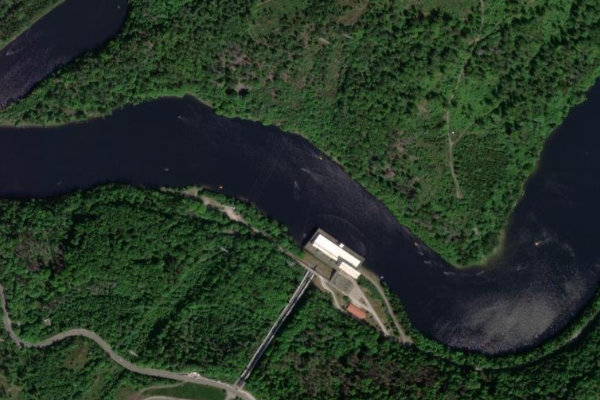 Satellitenbild der Umgebung von Talsperre Wendefurth