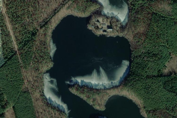 Satellitenbild der Umgebung von Wirchensee