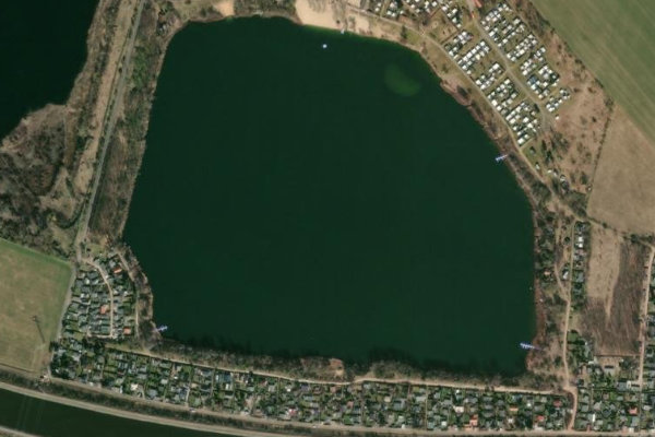 Satellitenbild der Umgebung von Jersleber See