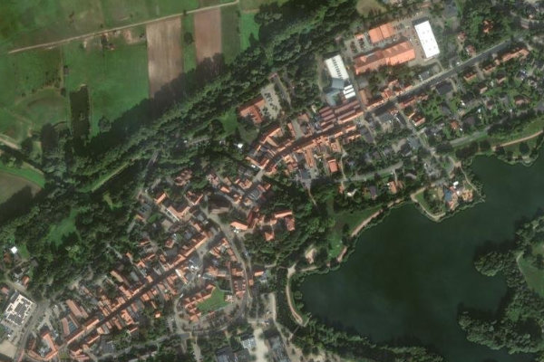 Satellitenbild der Umgebung von Alte Jeetzel (Dannenberg/Elbe)
