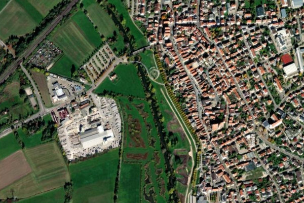 Satellitenbild der Umgebung von Altmühl (Gunzenhausen)