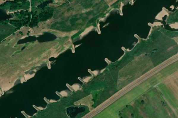 Satellitenbild der Umgebung von Elbe (Kehnert)