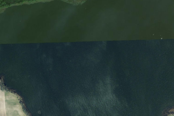 Satellitenbild der Umgebung von Vilzsee