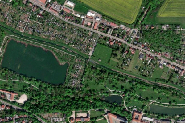 Satellitenbild der Umgebung von Wipper (Sondershausen)