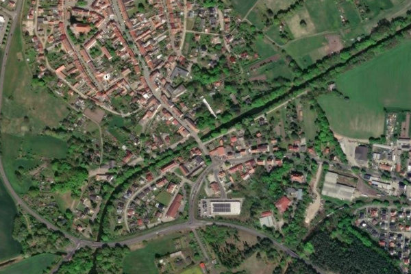 Satellitenbild der Umgebung von Nottekanal (Mittenwalde)