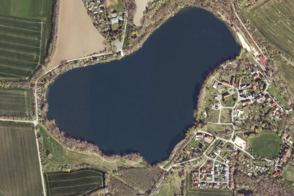 Satellitenbild der Umgebung von Kretzschauer See