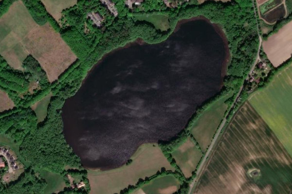 Satellitenbild der Umgebung von Blankensee (Lübeck)