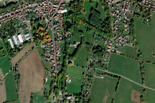 Satellitenbild der Umgebung von Wohlrose