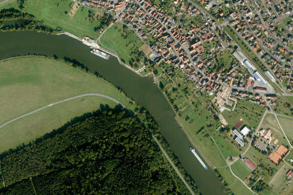 Satellitenbild der Umgebung von Main (Dorfprozelten)