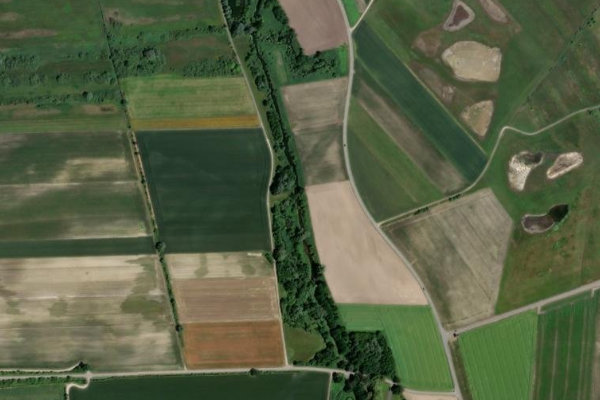 Satellitenbild der Umgebung von Alte Dorfen (Eitting)