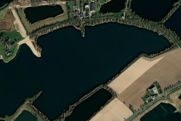 Satellitenbild der Umgebung von Ellerdonksee