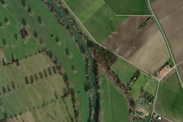 Satellitenbild der Umgebung von Maulbeerauer Altrhein