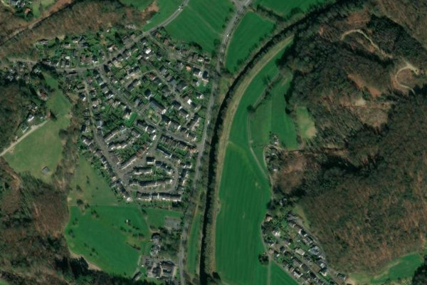 Satellitenbild der Umgebung von Agger