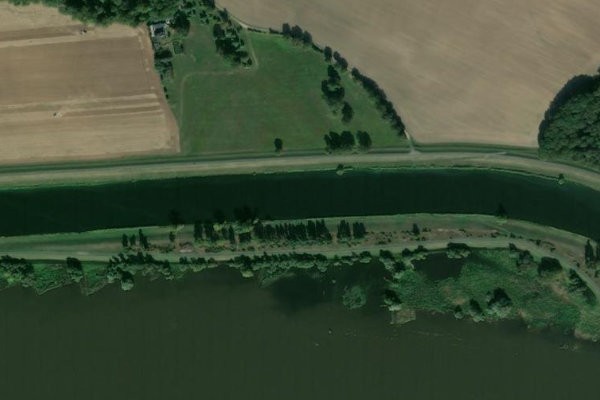 Satellitenbild der Umgebung von Gnevsdorfer Vorfluter