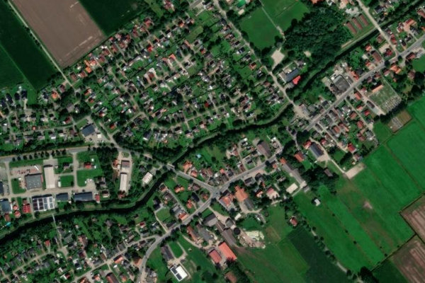 Satellitenbild der Umgebung von Ridding (Ihlow)