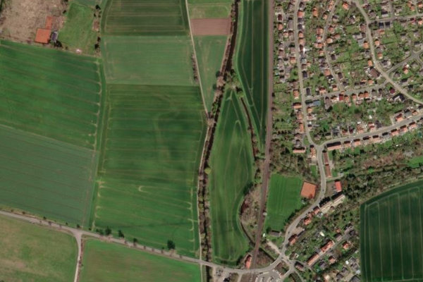 Satellitenbild der Umgebung von Oker (Börßum)