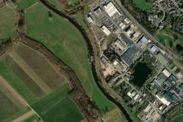 Satellitenbild der Umgebung von Rur (Schophoven)