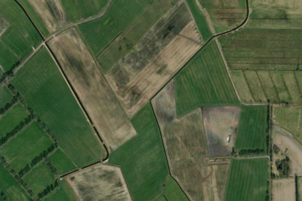 Satellitenbild der Umgebung von Holter Sieltief