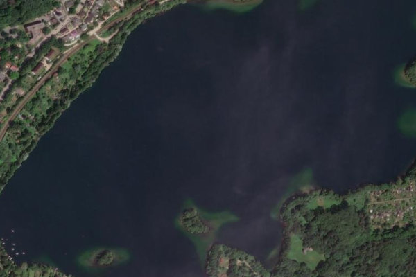 Satellitenbild der Umgebung von Schöhsee (Plön)