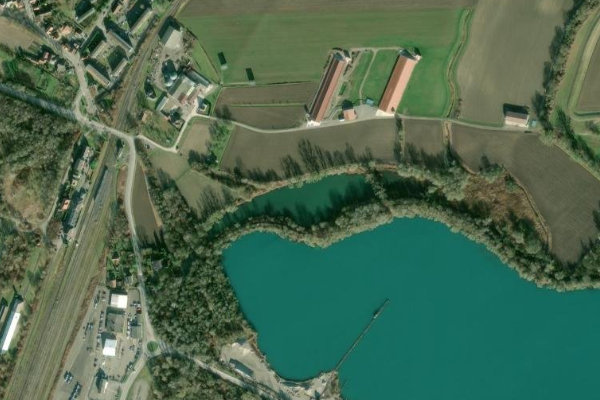 Satellitenbild der Umgebung von Altrhein (Lauterbourg)