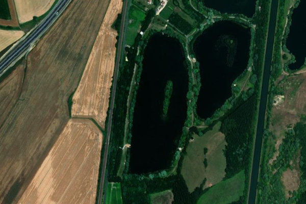 Satellitenbild der Umgebung von Domaine de Pimprez