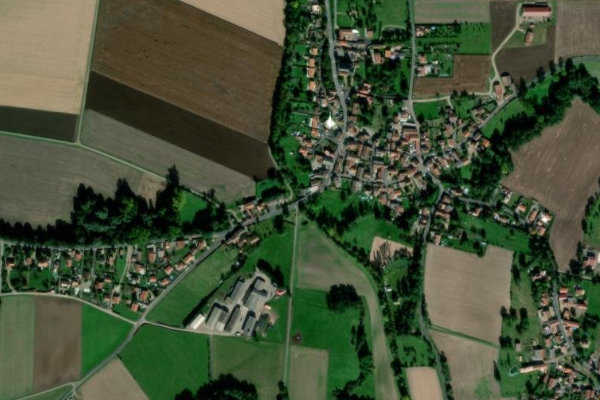 Satellitenbild der Umgebung von le Litroux (Culhat)