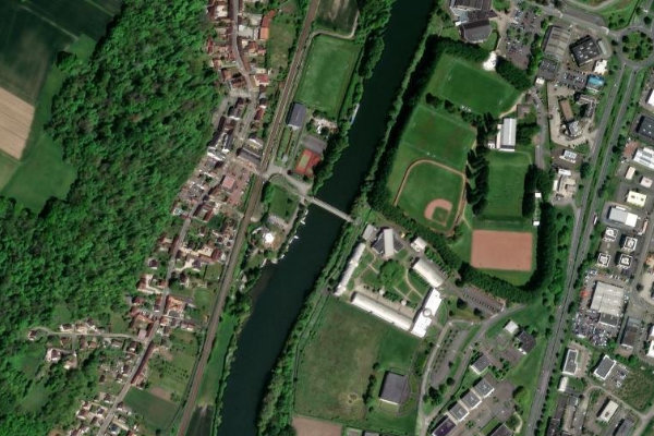 Satellitenbild der Umgebung von L'Oise (Compiegne)