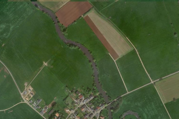Satellitenbild der Umgebung von La Chiers (Tetaigne)