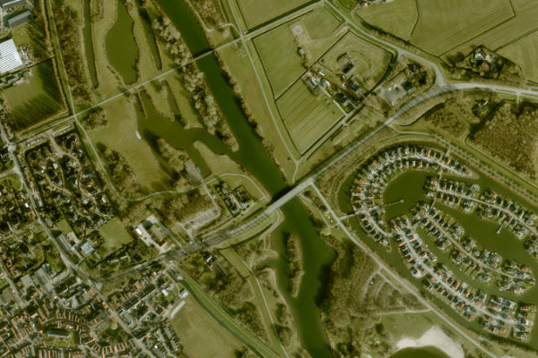 Satellitenbild der Umgebung von Bernisse (Zuidland)