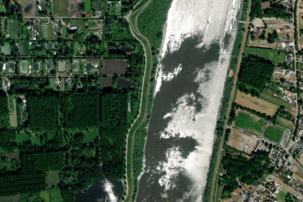 Satellitenbild der Umgebung von Zeeschelde (Mariekerke)