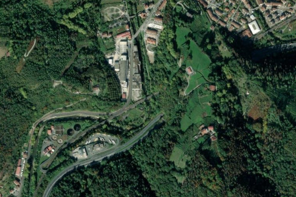 Satellitenbild der Umgebung von Oria (Legorreta)