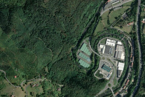 Satellitenbild der Umgebung von Deba (Elgoibar)