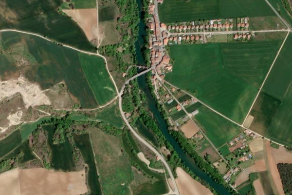 Satellitenbild der Umgebung von Ebro (Miranda de Ebro)