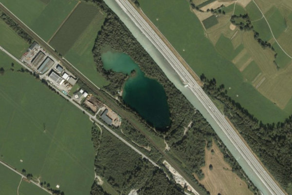 Satellitenbild der Umgebung von Galinasee