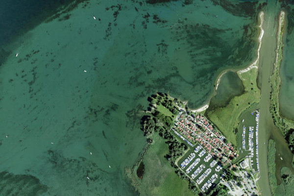 Satellitenbild der Umgebung von Bodensee (Altenrhein)