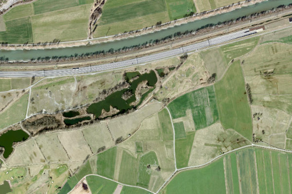 Satellitenbild der Umgebung von Feschel Bach (Agarn)