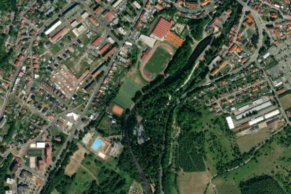 Satellitenbild der Umgebung von Otava (Sušice)