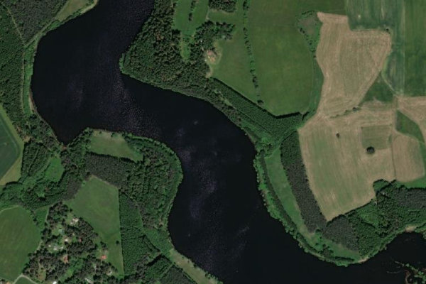 Satellitenbild der Umgebung von Hamry (Studnice)