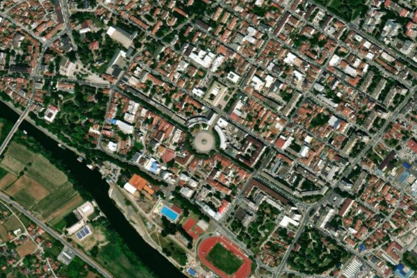 Satellitenbild der Umgebung von Ibar – Kraljevo